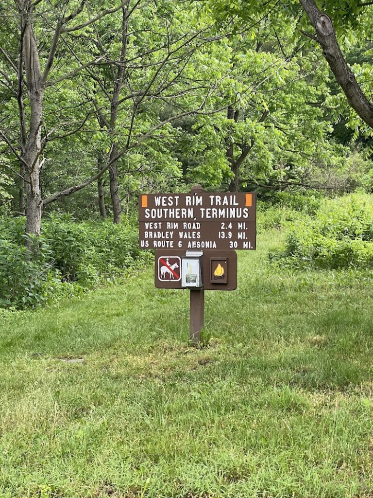 West Rim Trail Southern Terminus